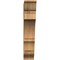 Ekena Millwork Balboa Traditional Rough Sawn Bracket, Western Red Cedar, 6"W x 28"D x 32"H BKT06X28X32BOA01RWR - alternate 4